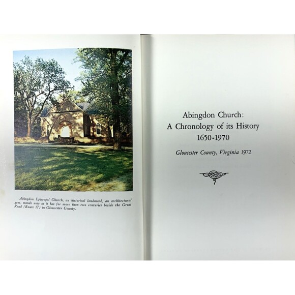 Abingdon Church A Chronology Of Its History 1650-1970 Gloucester County Virginia - Picture 5 of 10